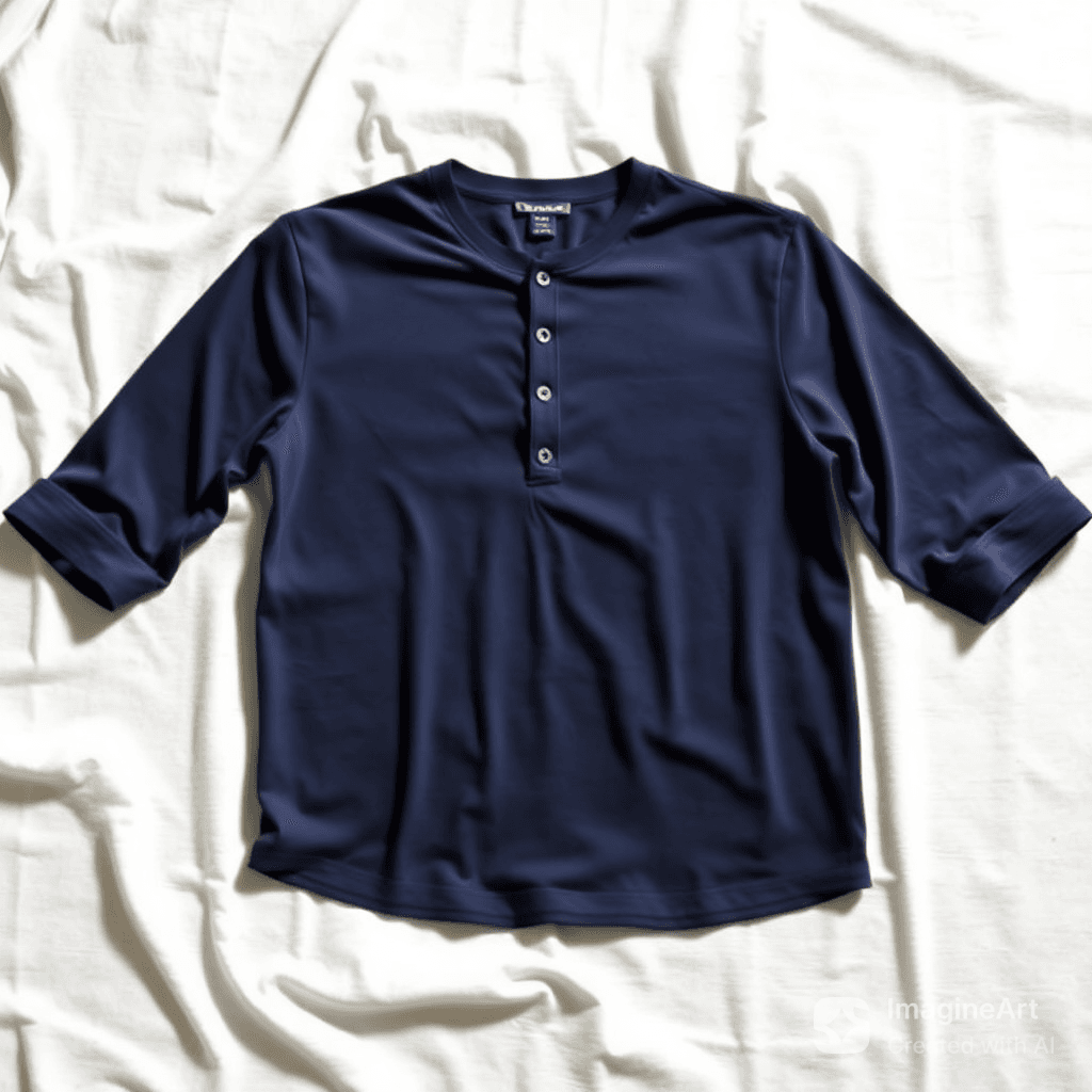 Breathable Cotton Henley